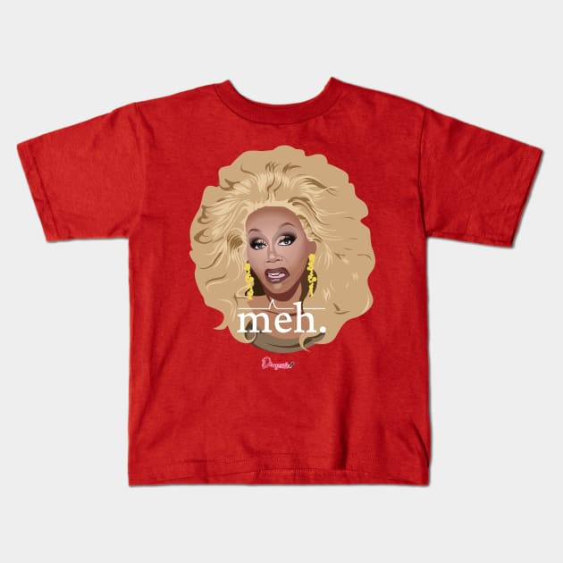 RuPaul Meh from Drag Race Kids T-Shirt by dragover